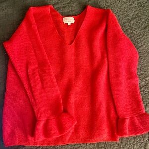 Bright Red SÉZANE sweater size medium